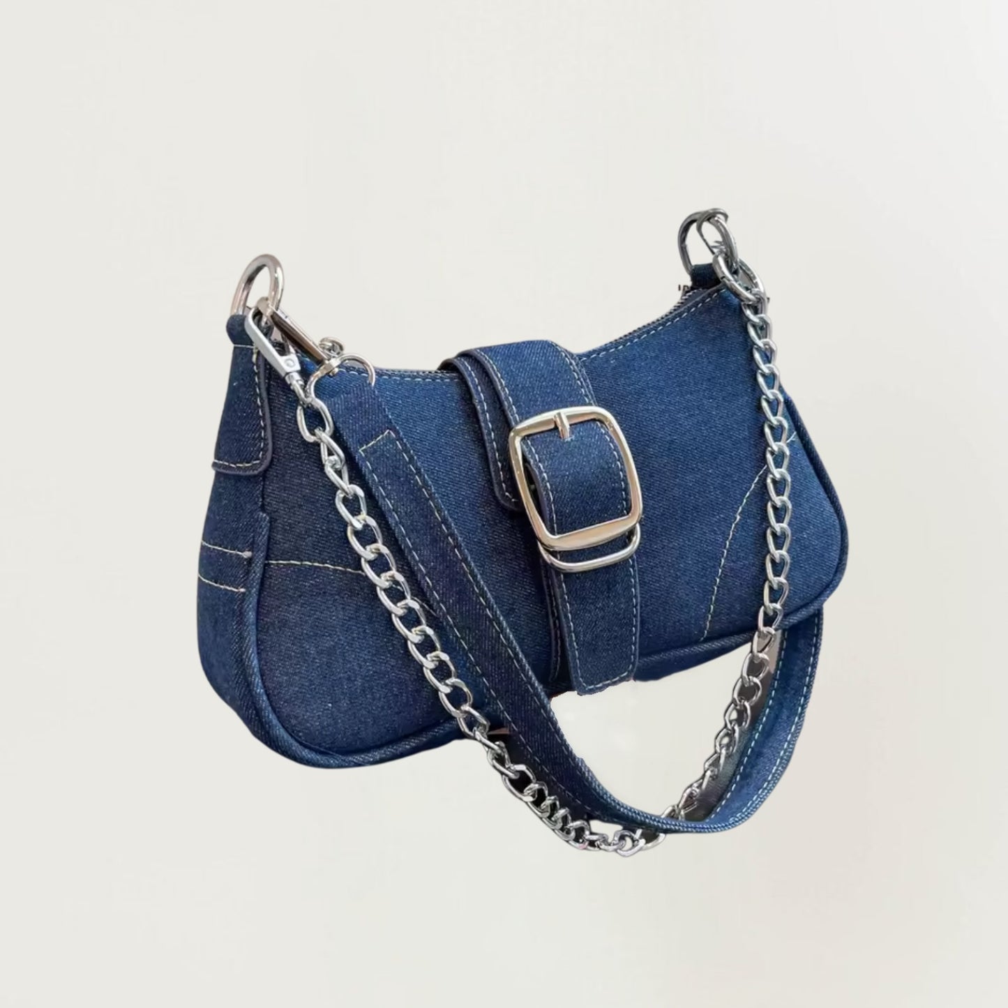 Stitch Denim Mini Bag